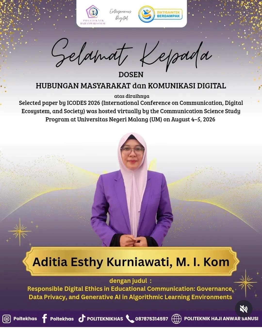 SELAMAT & SUKSES ATAS PRESTASI AKADEMIK